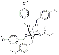 Ethyl Tetra-O-(4-methoxybenzyl)--D-thiogalactopyranoside S-OxideDiscontinued Struktur