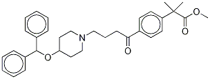 Carebastine-d5 Methyl Ester Struktur