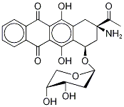 Amrubicin-13C3 Struktur