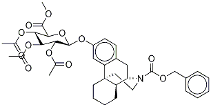 N-Benzyloxycarbonyl N-Desmethyl Dextrorphan 2,3,4-Tri-O-acetyl-β-D-O-
glucuronic Acid Methyl Ester Struktur