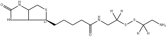 Biotinyl Cystamine-d4 Struktur