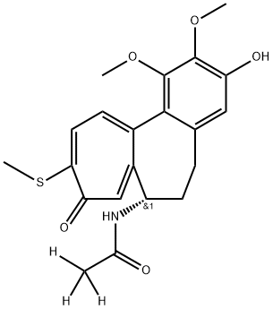 3-Demethyl Thiocolchicine-d3 Struktur