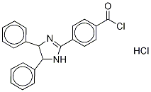 4-(4,5-Diphenyl-1H-imidazol-2-yl)benzoyl Chloride, Hydrochloride Salt Struktur