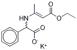 2-[N-(D,L-Phenylglycine-d5)]crotonic Acid Ethyl Ester Potassium Salt Struktur