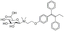 (E,Z)-Tamoxifen-d5 N-β-D-Glucuronide Struktur