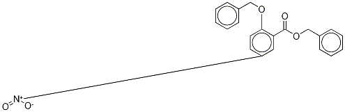 2-Benzyloxy-5-nitro-benzoic Acid-13C6 Benzyl Ester Struktur