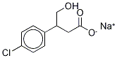 3-(4-Chlorophenyl-d4)-4-hydroxybutyric Acid SodiuM Salt Struktur