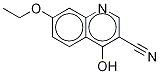 3-Cyano-7-ethoxy-4-hydroxyquinoline Struktur