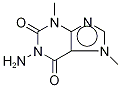 5-AMino-3,7-diMethyl Xanthine-d6 Struktur