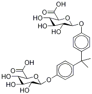 Bisphenol A Bis-(β-D-glucuronide) Struktur