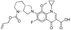 N-Allyloxycarbonyl Moxifloxacin Struktur