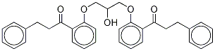 1,1'-[Hydroxypropane-1,3-diylbis(oxy-2,1-phenylene)]bis(3-phenylpropan-1-one) Struktur