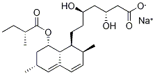 Epi Lovastatin Hydroxy Acid-d3 SodiuM Salt Struktur