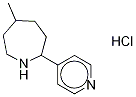 Hexahydro-5-Methyl-2-(4-pyridinyl)-1H-azepine Hydrochloride Struktur