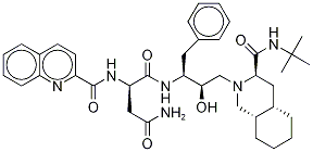 Saquinavir-d6 Struktur
