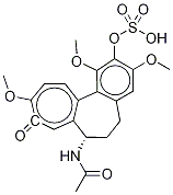 2-DeMethyl Colchicine 2-O-Sulfate Struktur