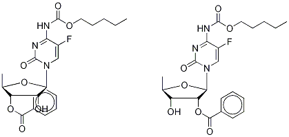 5'-Deoxy-5-fluoro-N-[(pentyloxy)carbonyl]cytidine Benozate Struktur