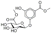 5-Carboxyresorcinol 3-O-β-D-Glucuronide DiMethyl Diester Struktur