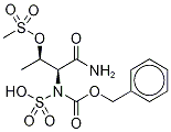 N-Sulfonyl N-Benzyloxycarbonyl L-Threonine AMide O-Methanesulfonate Struktur