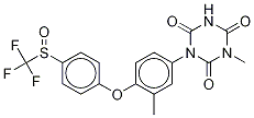 rac Toltrazuril-d3 Sulfoxide Struktur