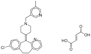 Rupafin-d4 FuMarate Struktur