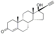 Ethisterone-13C2 Struktur