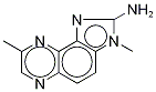 2-Amino-3,8-dimethylimidazo[4,5-f]quinoxaline-13C,15N2 Struktur