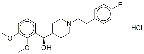 Volinanserin-d4 Hydrochloride Salt Struktur