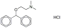 Diphenhydramine-d6 Hydrochloride Struktur