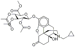 Naltrexone 2,3,4-Tri-O-acetyl-O-β-D-glucuronic Acid Methyl Ester Struktur