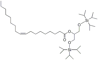 1,3-O-Bis(triisopropylsilyl) 2-Oleoyl Glycerol Struktur