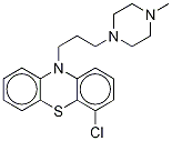 4-Chloro Perazine-d8 Struktur