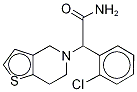 Clopidogrel AMide-d4 Struktur