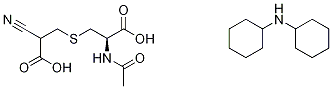 N-Acetyl-S-(2-cyanocarboxyethyl)-L-cysteine Bis(dicyclohexylaMine) Salt Struktur