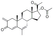 2-Methylene Megestrol Acetate Struktur