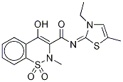 3-Ethyl-2-iMine MeloxicaM Struktur