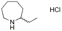 Hexahydro-2-ethyl-1H-azepine Hydrochloride Struktur