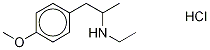 N-(Ethyl-d5)-4-Methoxy AMphetaMine Hydrochloride Struktur