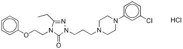 Nefazodone-d6 Hydrochloride Struktur