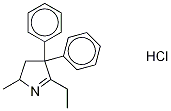 2-Ethyl-5-Methyl-3,3-diphenyl-1-pyrroline Hydrochloride HeMiMethanolate Struktur