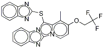 10-(1H-BenziMidazol-2-ylsulfanyl)-1-Methyl-2-(2,2,2-trifluoroethoxy)-4a,5,9b-triazaindeno[2,1-a]indene Struktur