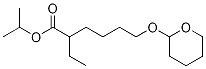 2-Ethyl-6-tetrahydropyranoxy-1-hexanoic Acid Isopropyl Ester Struktur