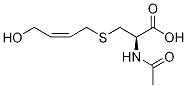 cis-N-Acetyl-S-(4-hydroxy-2-buten-1-yl)- Struktur