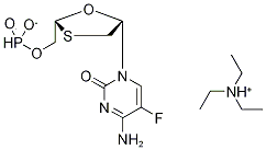 EMtricitabine Monophosphonate TriethylaMMoniuM Salt Struktur