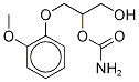 1-(HydroxyMethyl)-2-(o-Methoxyphenoxy)carbaMic Acid Ethyl Ester-d5 Struktur