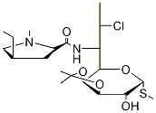 3,4-O-Isopropylidene Clindamycin B Struktur