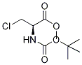 3-Chloro-N-[(tert-butyloxy)carbonyl]-L-alanine Methyl Ester Struktur