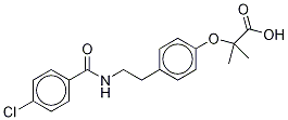 BEZAFIBRATE-D4 Struktur