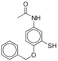 2-Benzyloxy-5-acetaminobenzenethiol-D5 Struktur