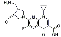 Gemifloxacin-13C2,d2 Struktur